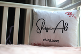 Date of Birth - Embroidered Cushion